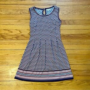 Max Studio Dress - Sleeveless Geometric Print Dress